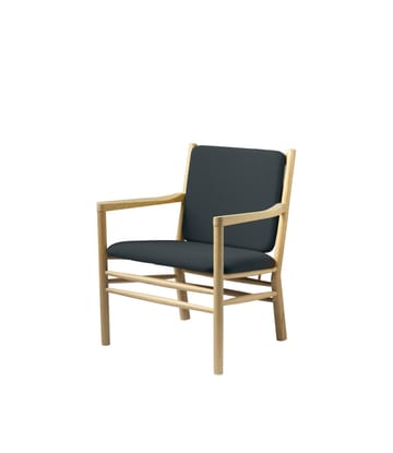 J147 armchair - Oak nature lacquered-dark green - FDB Møbler