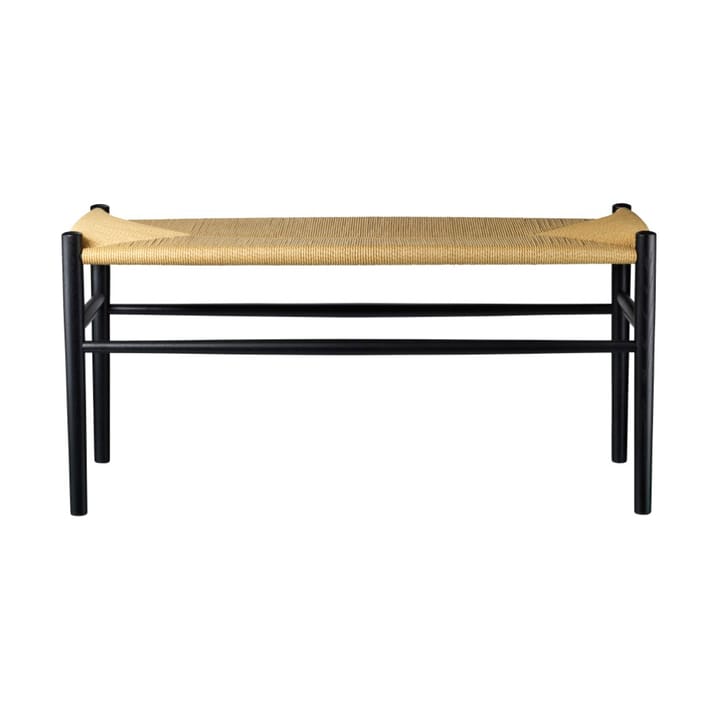 J163 Piano bench - Oak black painted-nature - FDB Møbler