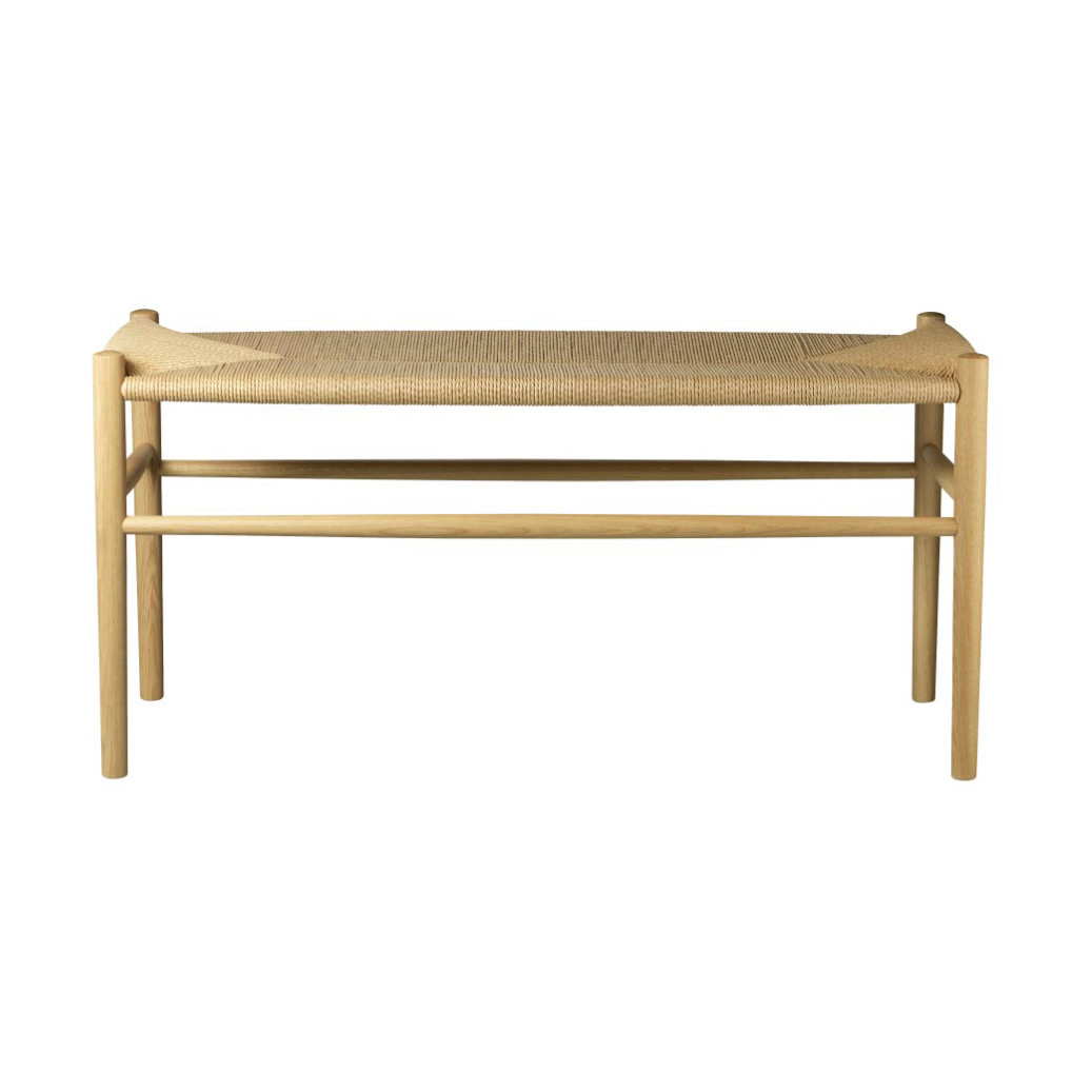 FDB Møbler J163 Piano bench Oak nature lacquered