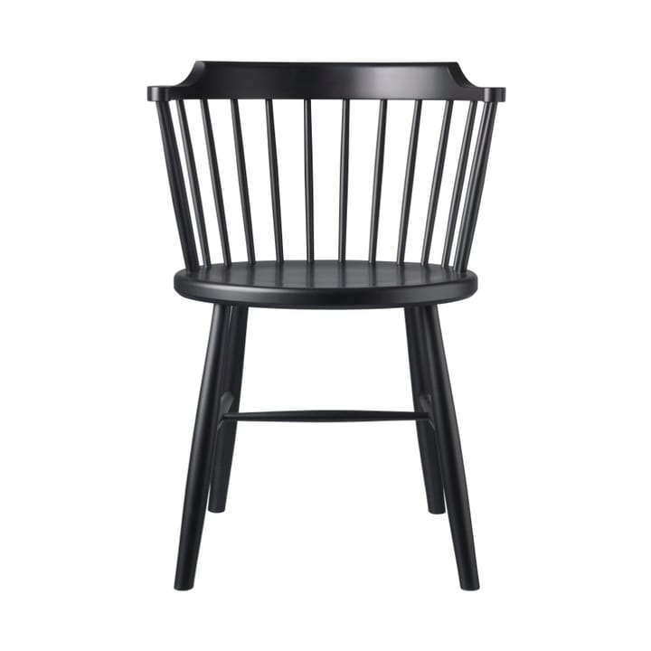 J18 chair, Beech black painted FDB Møbler