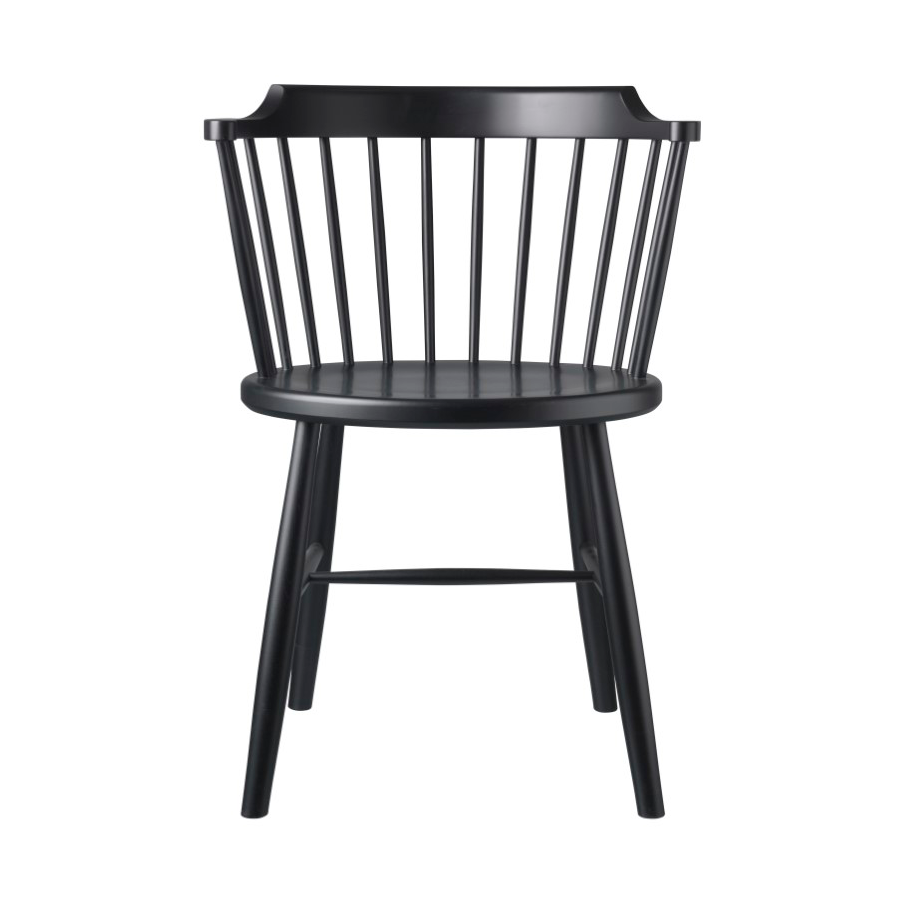 FDB Møbler J18 chair Beech black painted