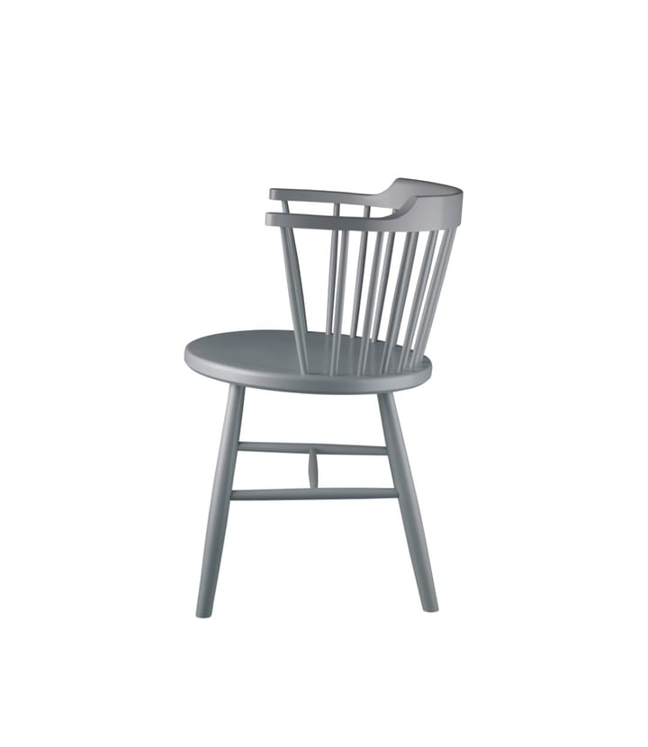 J18 chair, Beech light grey painted FDB Møbler