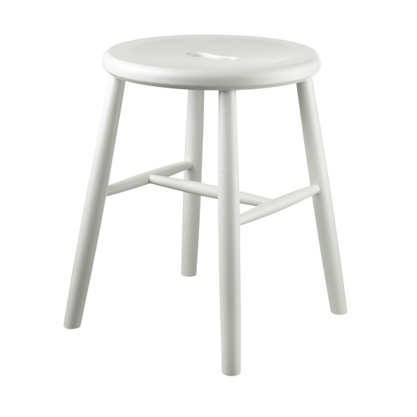 FDB Møbler J27 stool Beech white painted