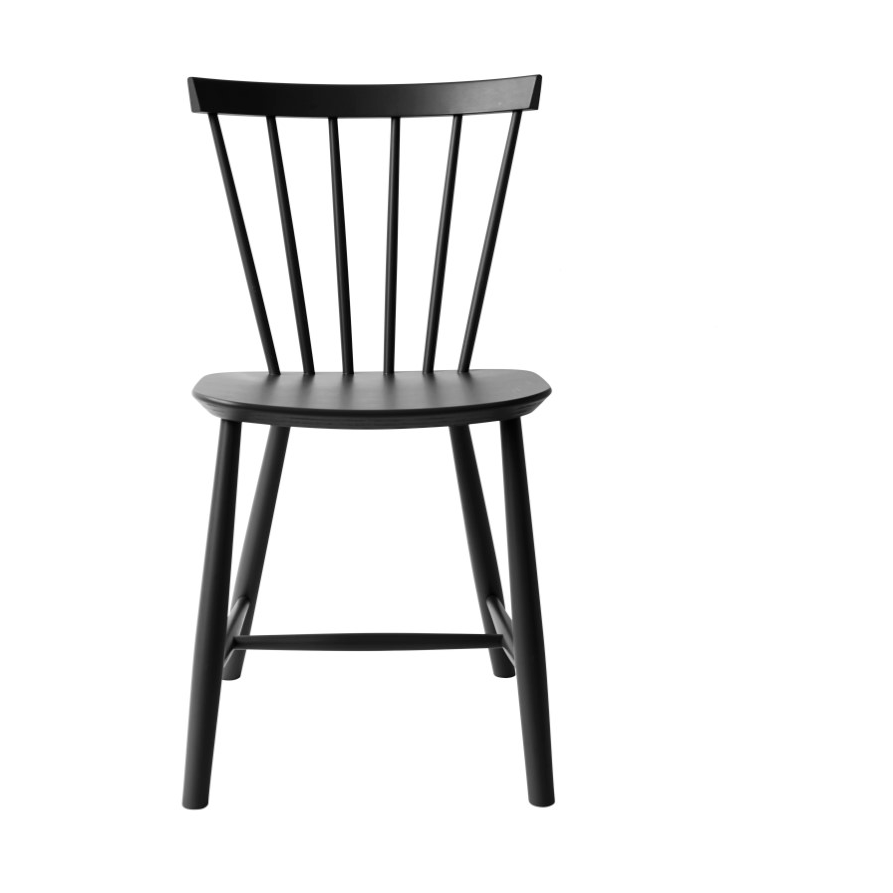 FDB Møbler J46 chair Beech black painted