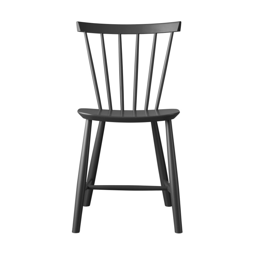 FDB Møbler J46 chair Beech dark grey painted