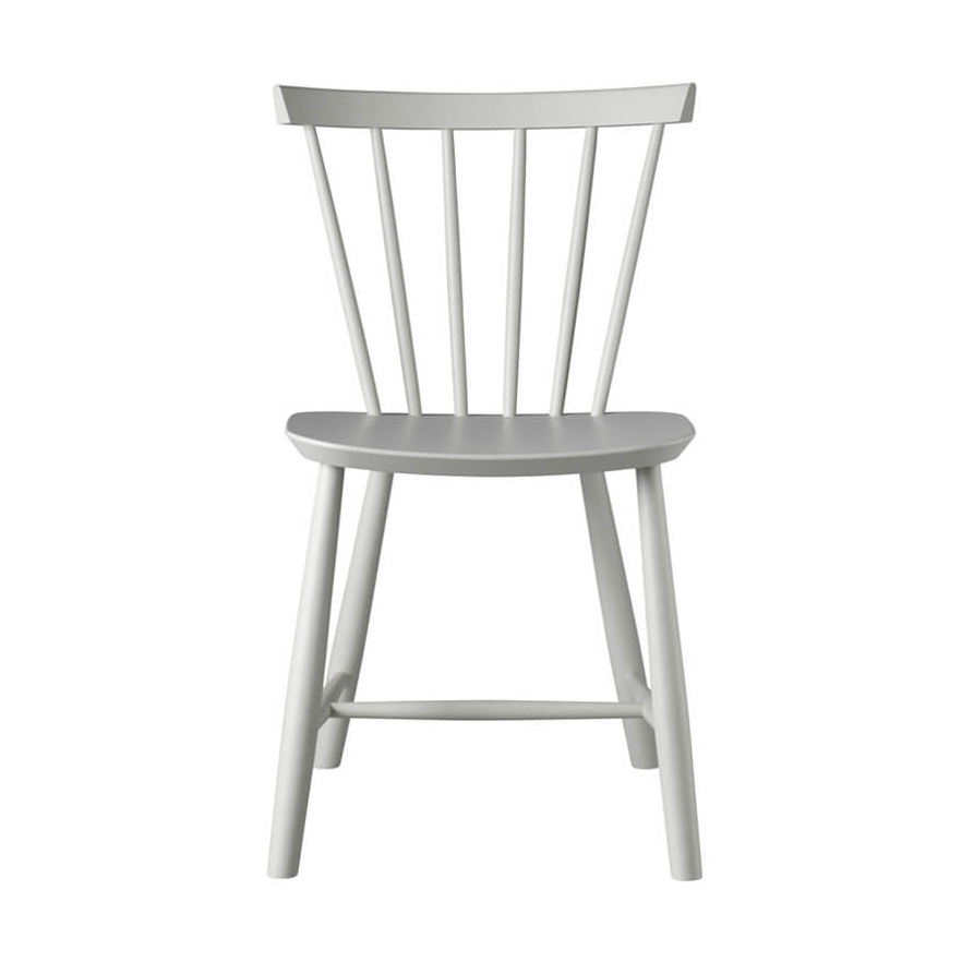 FDB Møbler J46 chair Beech dust & bones painted