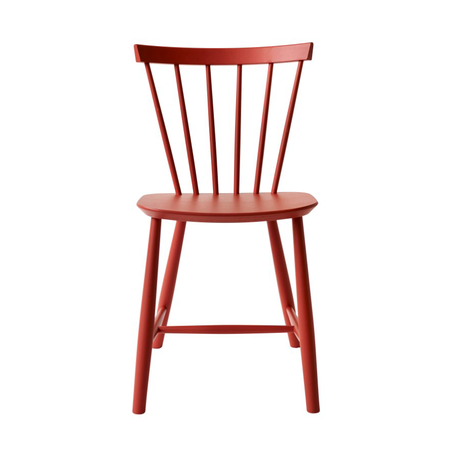 FDB Møbler J46 chair Beech red painted