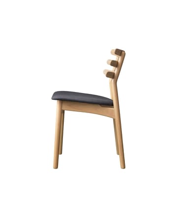 J48 chair - Oak nature lacquered-anthracite - FDB Møbler