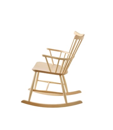 J52G rocking chair - Beech nature lacquered - FDB Møbler