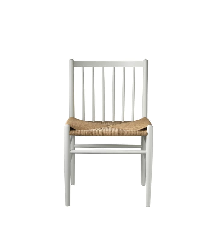 J80 chair - Beech white painted-nature - FDB Møbler