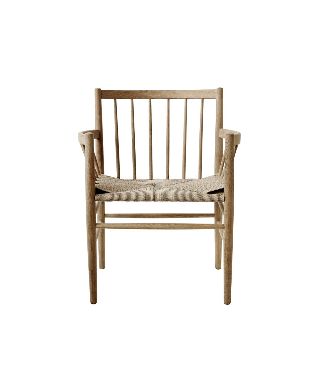 FDB Møbler J81 chair with arms Oak nature lacquered-nature