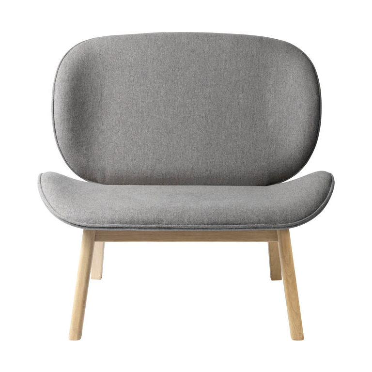 FDB Møbler L32 Suru lounge chair Oak nature lacquered-grå