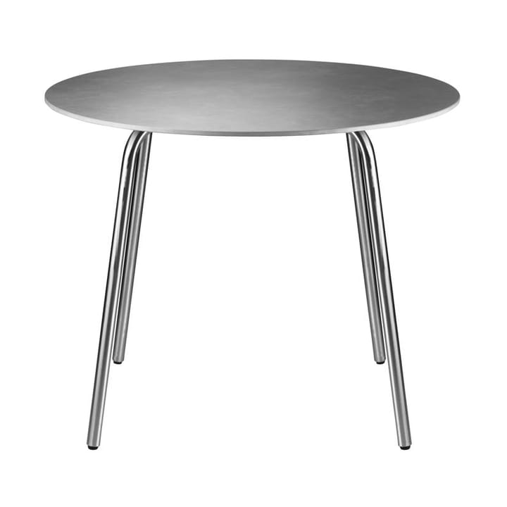 M21 Teglgård garden table Ø90 cm - Stone-stainless steel - FDB Møbler