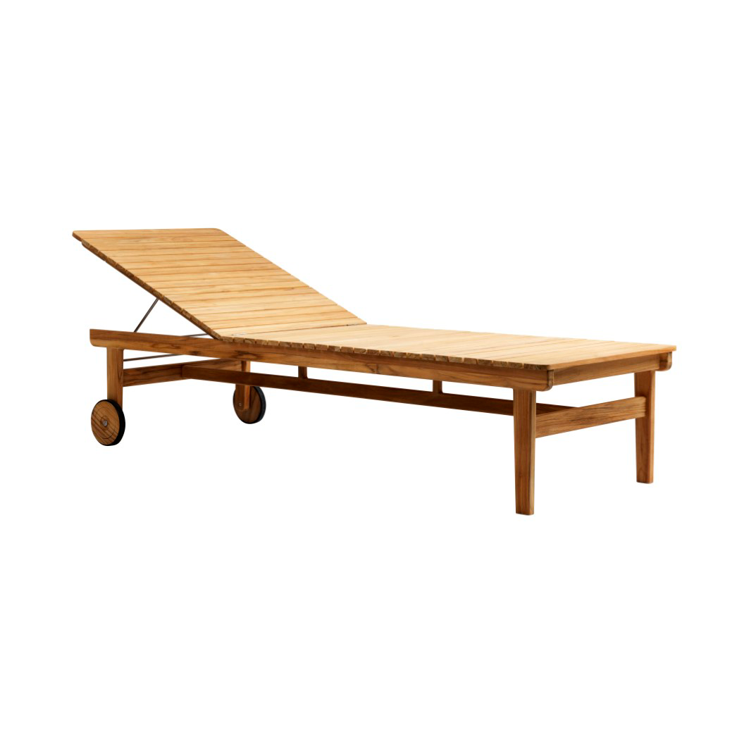 FDB Møbler M8 Sammen sun lounger Teak-nature oiled