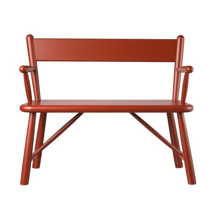 P11 children's bench - Beech red painted - FDB Møbler