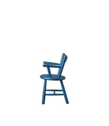 P9 children's chair - Beech blue painted - FDB Møbler