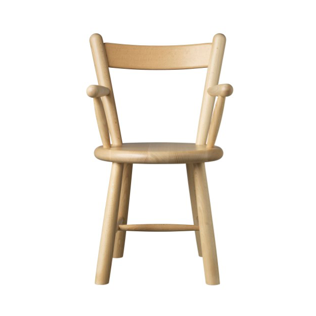 FDB Møbler P9 children's chair Beech nature lacquered