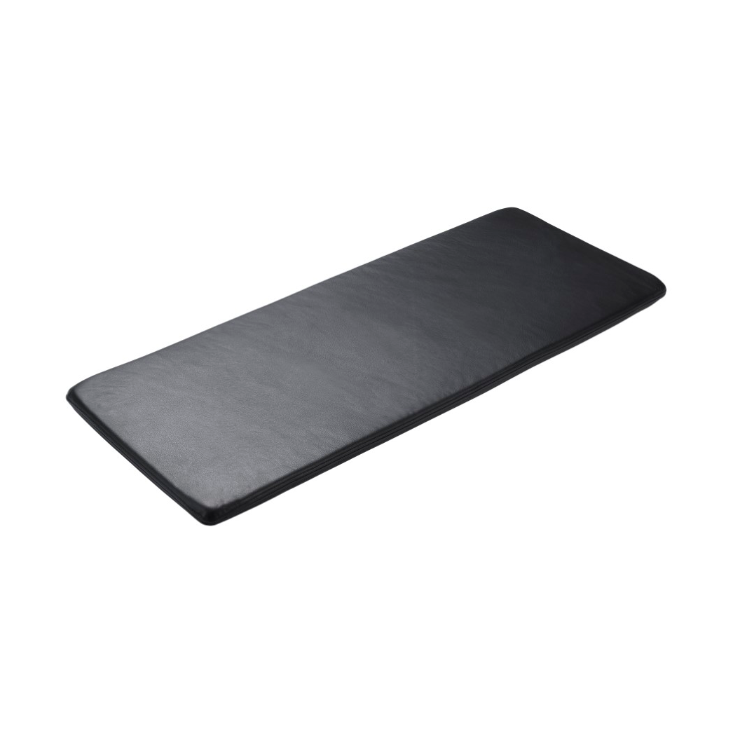 FDB Møbler R6 Radius seat cushion 45x109 cm Black leather