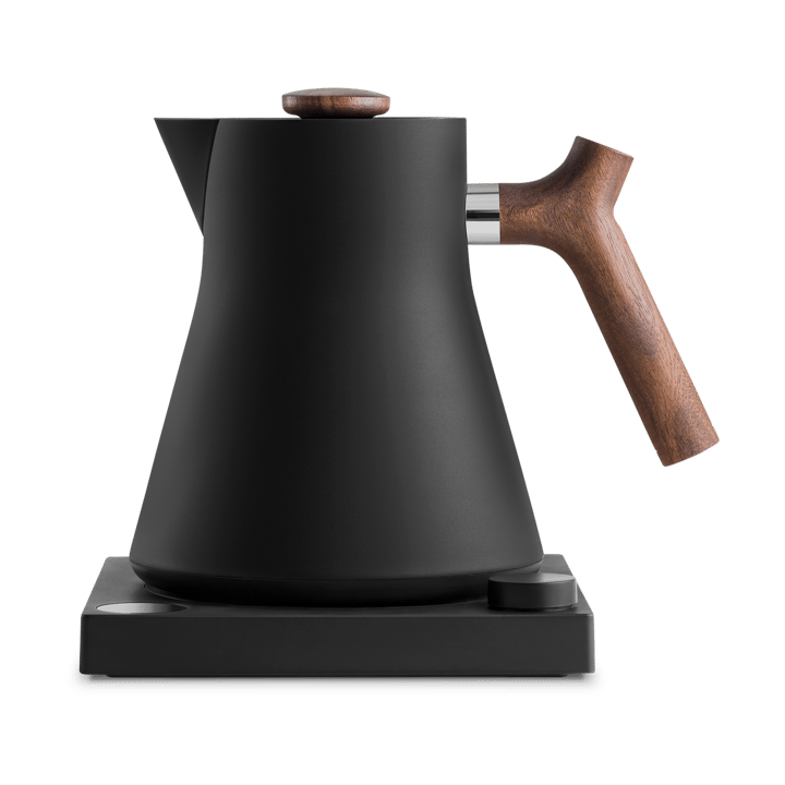 Corvo EKG electric kettle with variable temperature 90 cl - Matte black-walnut - Fellow