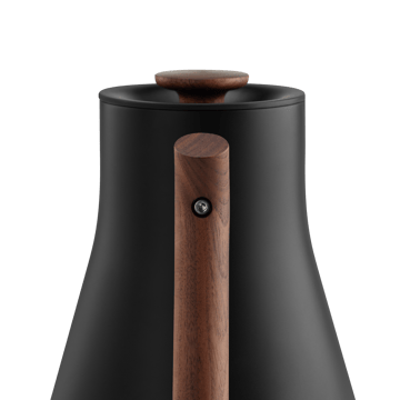 Corvo EKG electric kettle with variable temperature 90 cl - Matte black-walnut - Fellow