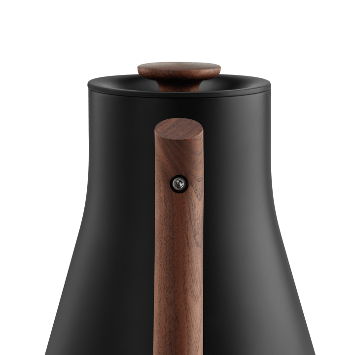 Corvo EKG electric kettle with variable temperature 90 cl - Matte black-walnut - Fellow