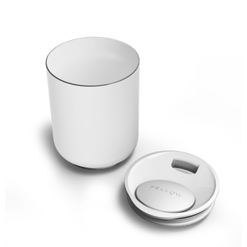 Rocky Lowball thermal mug 30 cl - Matte white - Fellow