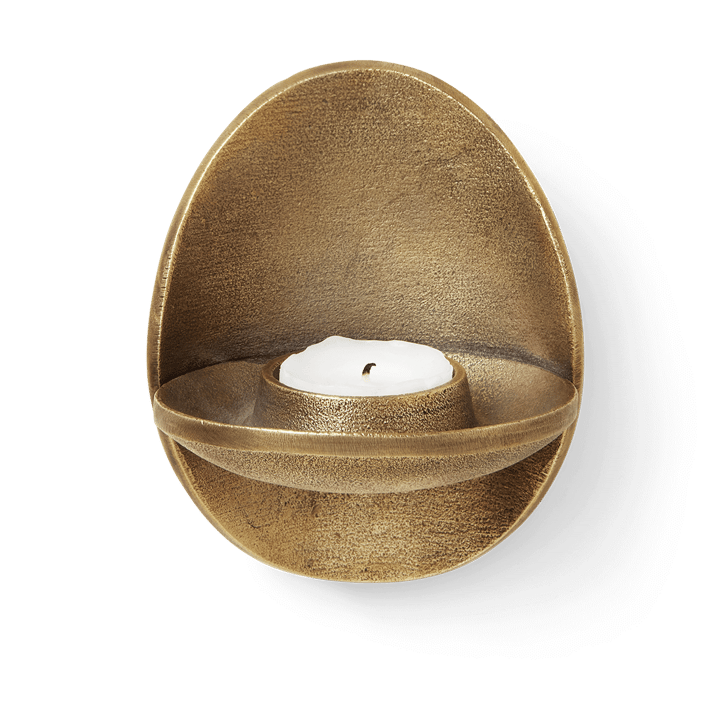 Agapé tealight holder wall - Brass finish - ferm LIVING