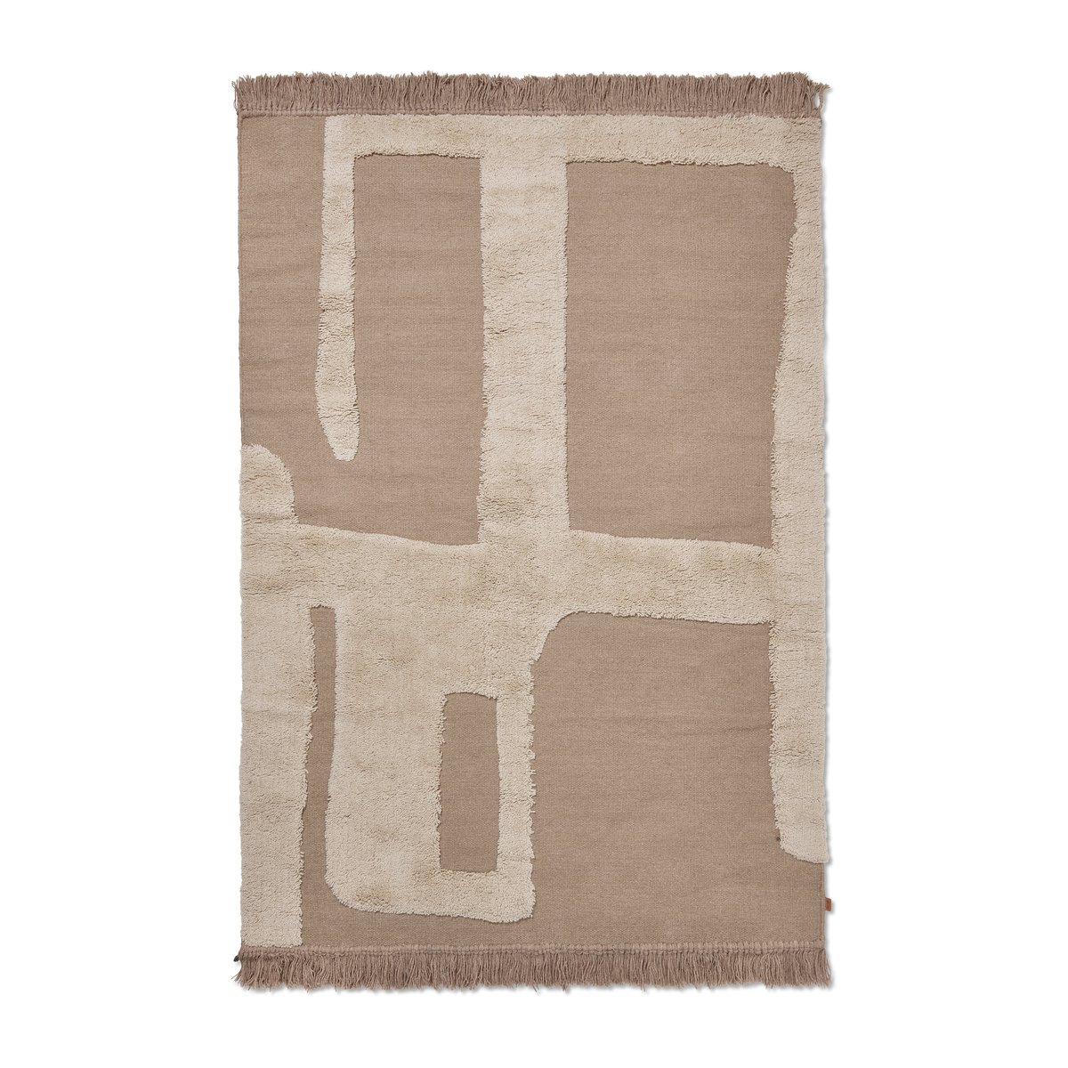 ferm LIVING Alley wool carpet S 140x200 cm Natural