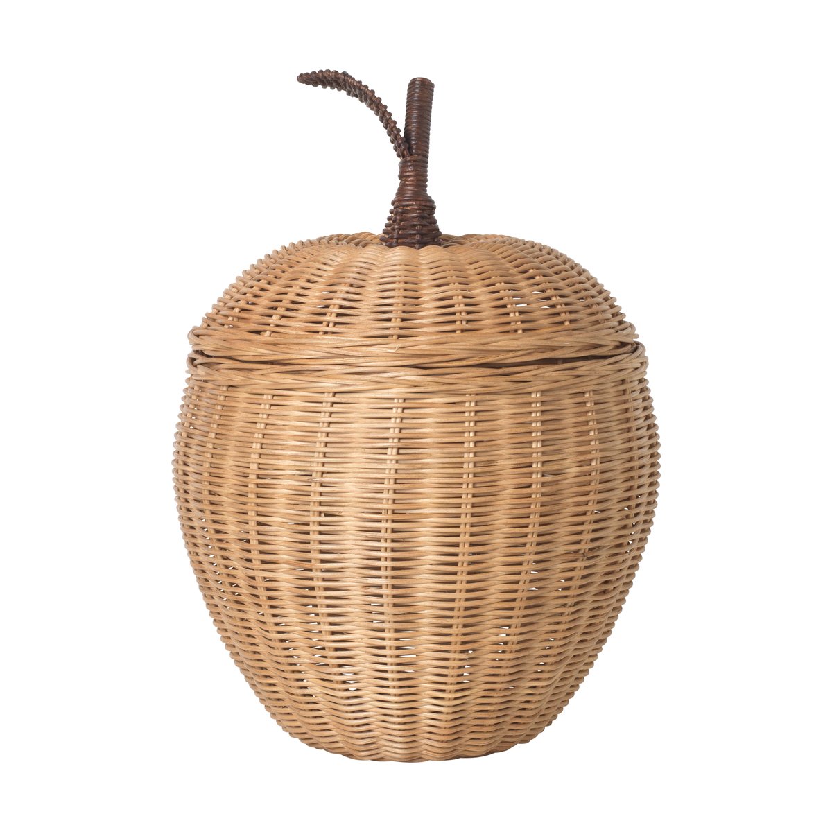 ferm LIVING Apple Storage basket Small | Scandinavian Design | Storage baskets | Beige