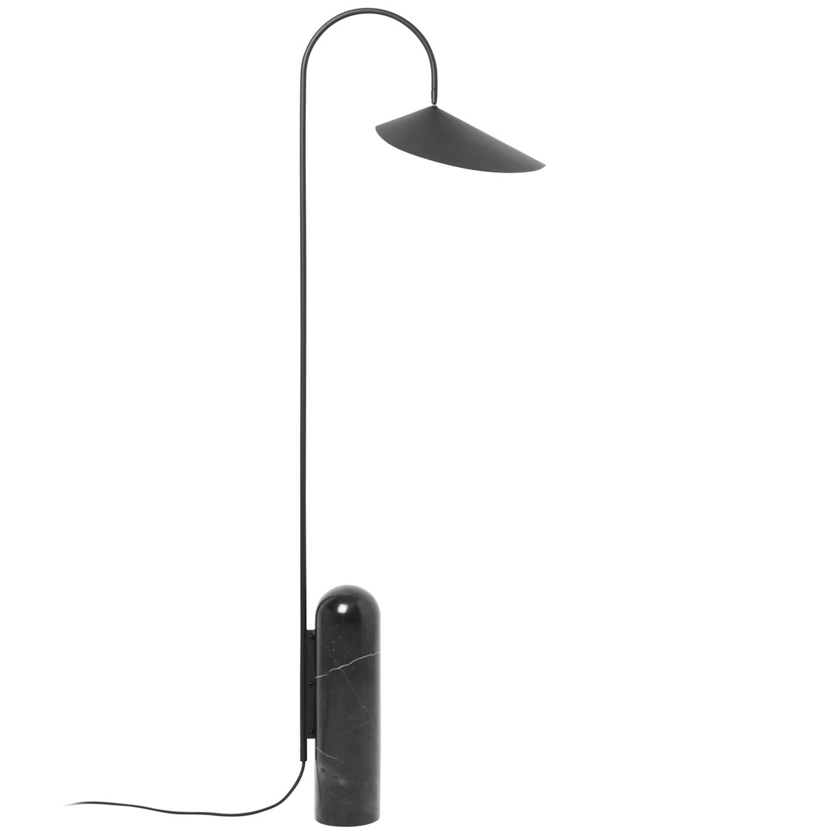 ferm LIVING Arum floor lamp Black