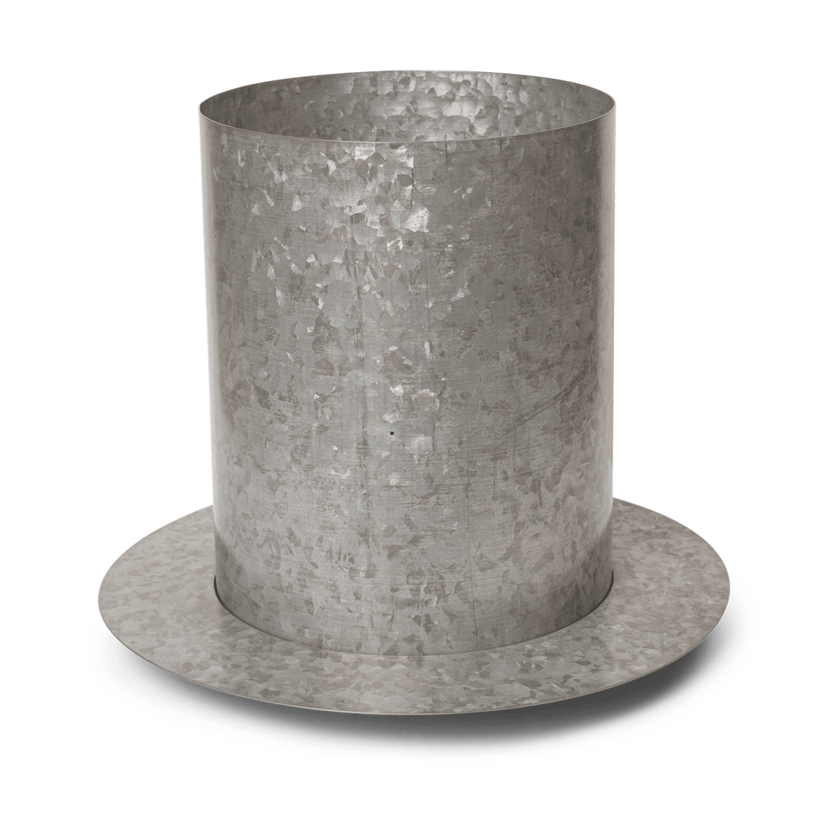 ferm LIVING Auran flower pot large 38,7 cm Galvanized iron