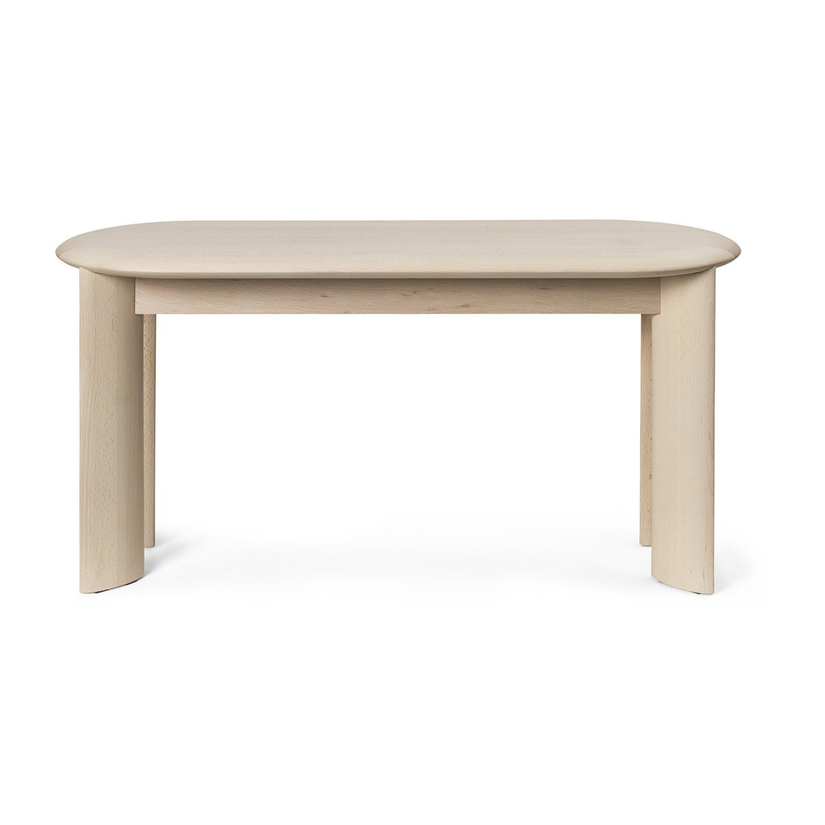 ferm LIVING Bevel bench White Oiled Beech