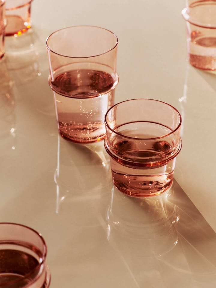 Boya drinking glass low 30 cl 2-pack, Blush Ferm Living