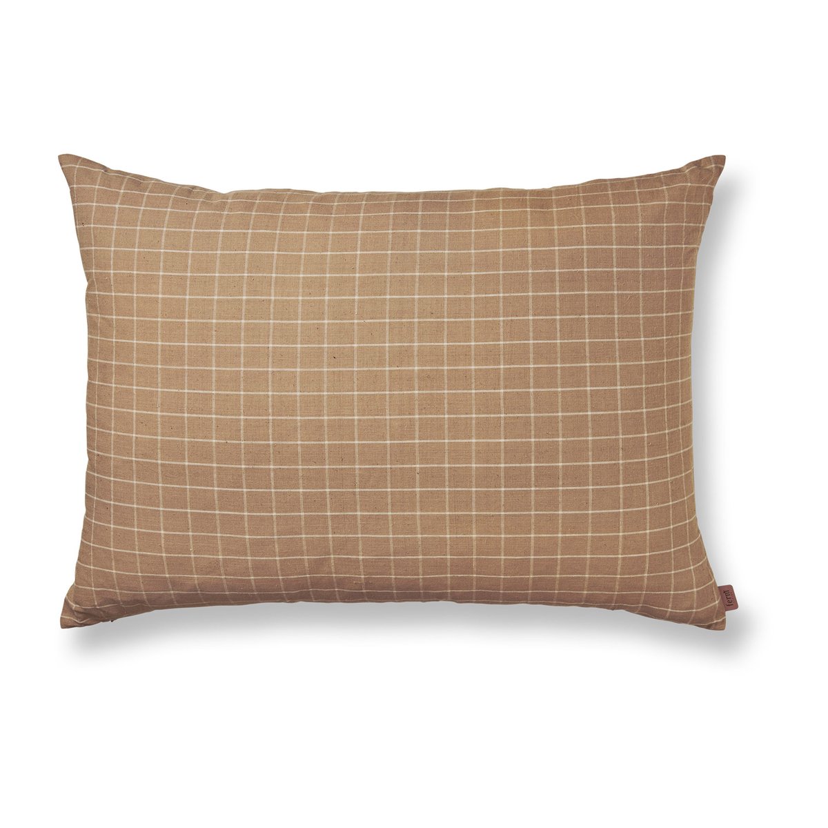 ferm LIVING Brown cushion 60x80 cm Check