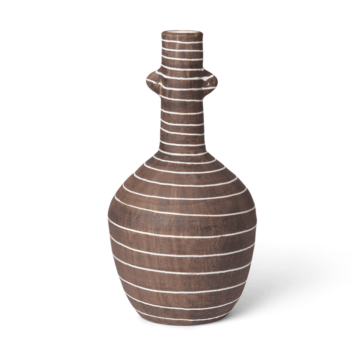 Brura vase 32 cm - Coffee-white - ferm LIVING