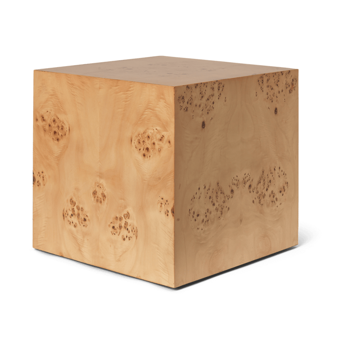 Burl Cube side table 40x40 cm - Natural - Ferm LIVING