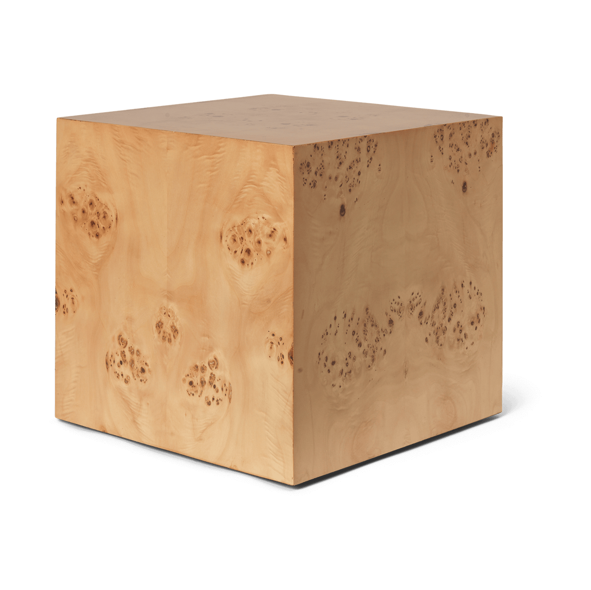 ferm LIVING Burl Cube side table 40x40 cm Natural