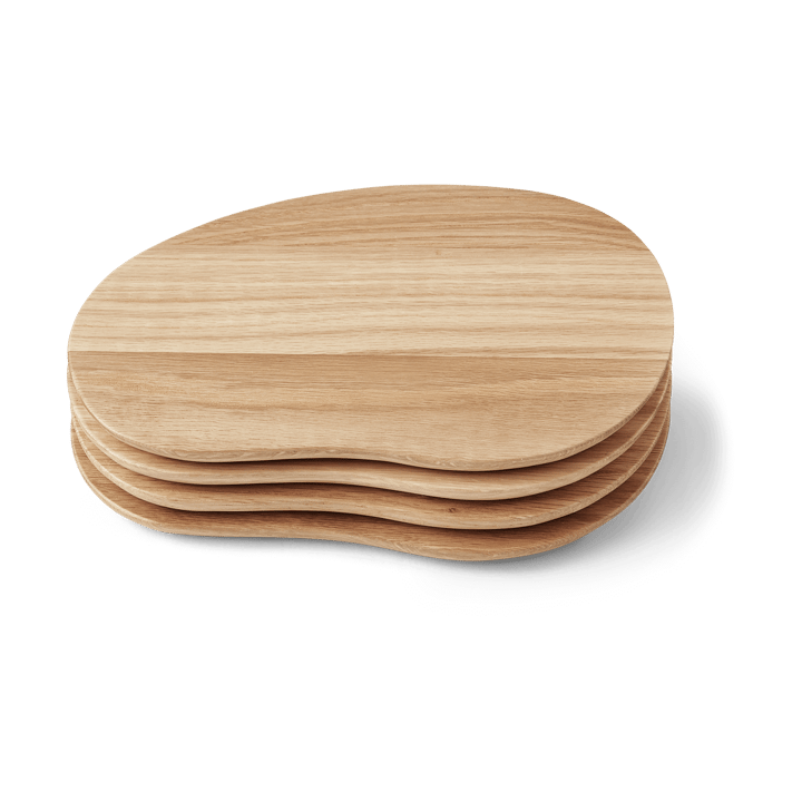 Cairn butter boards tray 4-pieces - Oak - ferm LIVING