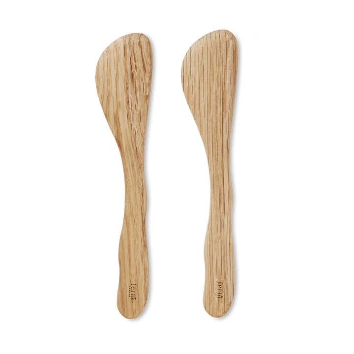 Cairn butter knife 2-pack - Oak - ferm LIVING