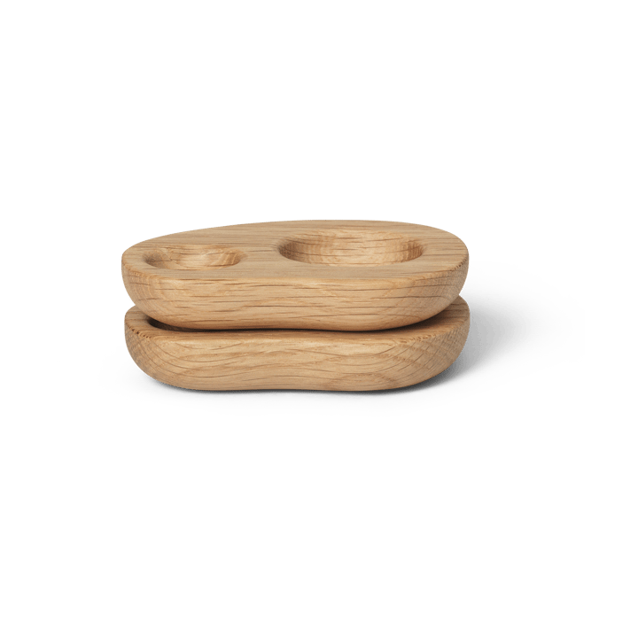 Cairn egg cup 2-pack - Oak - ferm LIVING