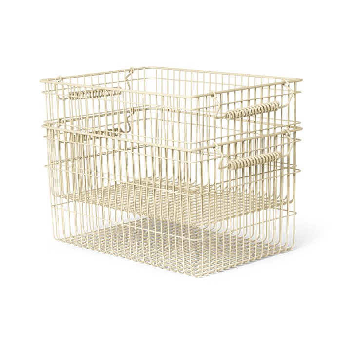 Cala stackable basket 2-pack - Cashmere - ferm LIVING