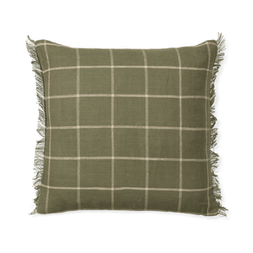 Calm cushion cover 50x50 cm - Olive-Off-white - Ferm Living