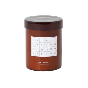 Christmas Calendar scented red brown