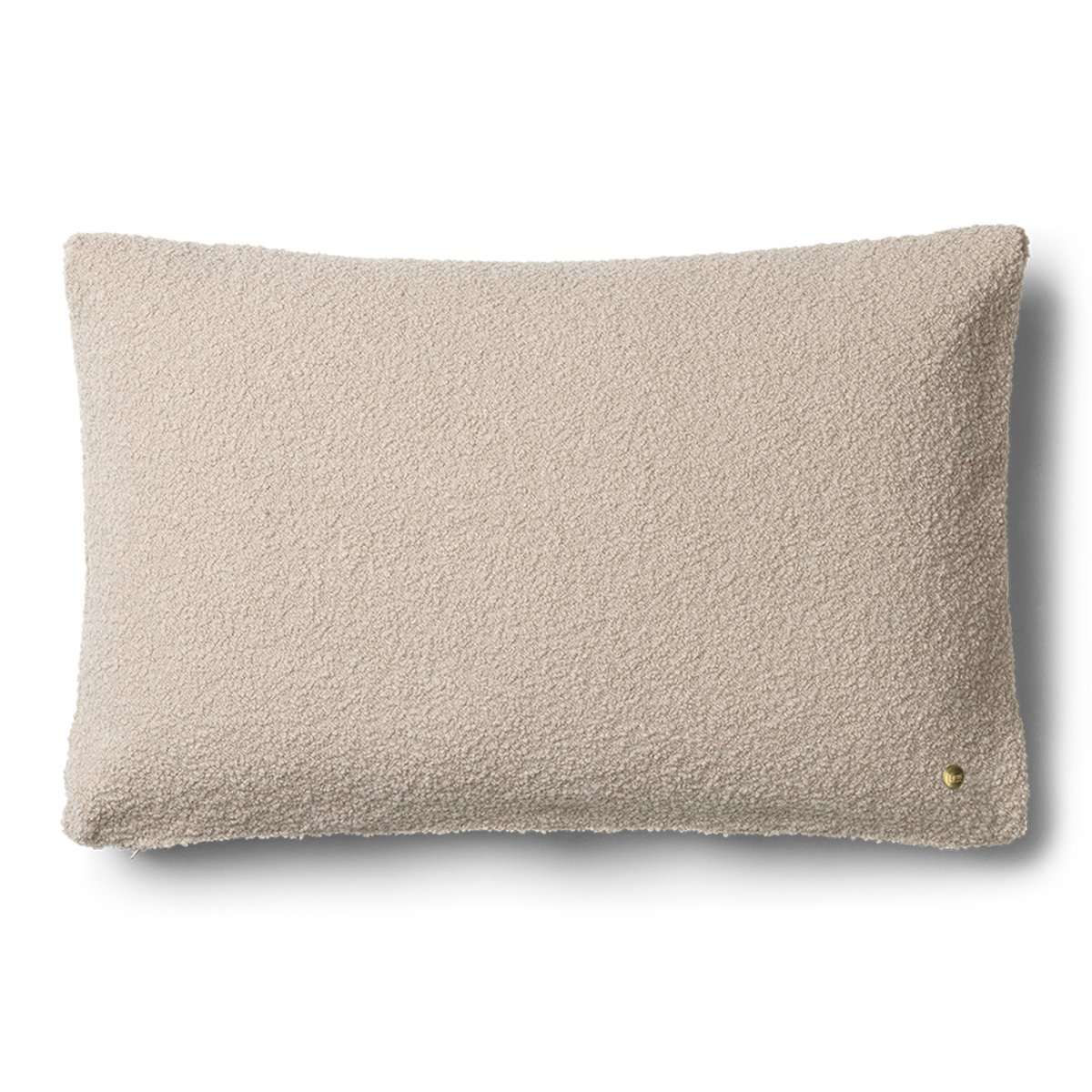 ferm LIVING Clean cushion bouclé 40x60 cm Natural