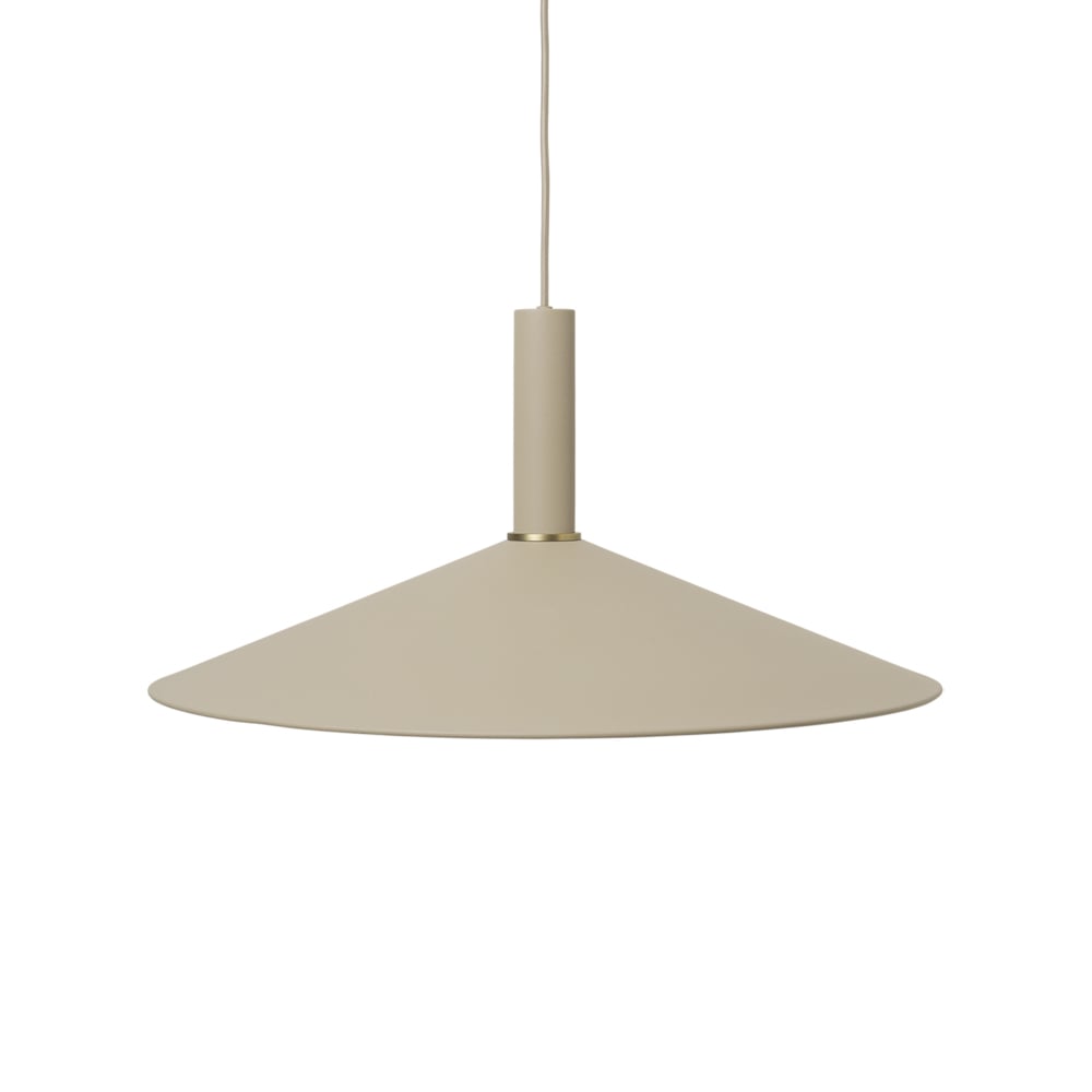 ferm LIVING Collect pendant lamp Cashmere, high, angle shade