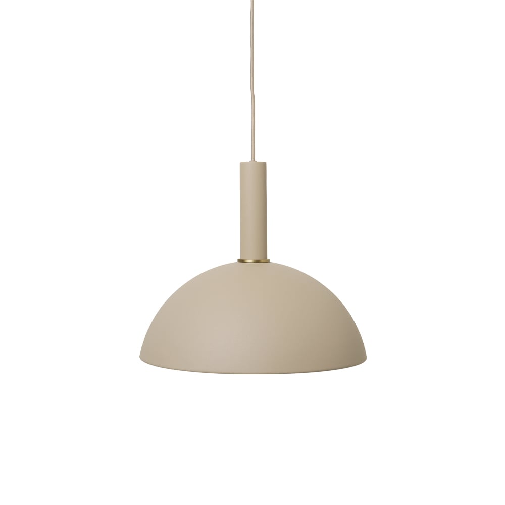 ferm LIVING Collect pendant lamp Cashmere, high, dome shade