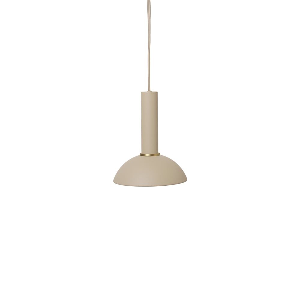 ferm LIVING Collect pendant lamp Cashmere, high, hoop shade