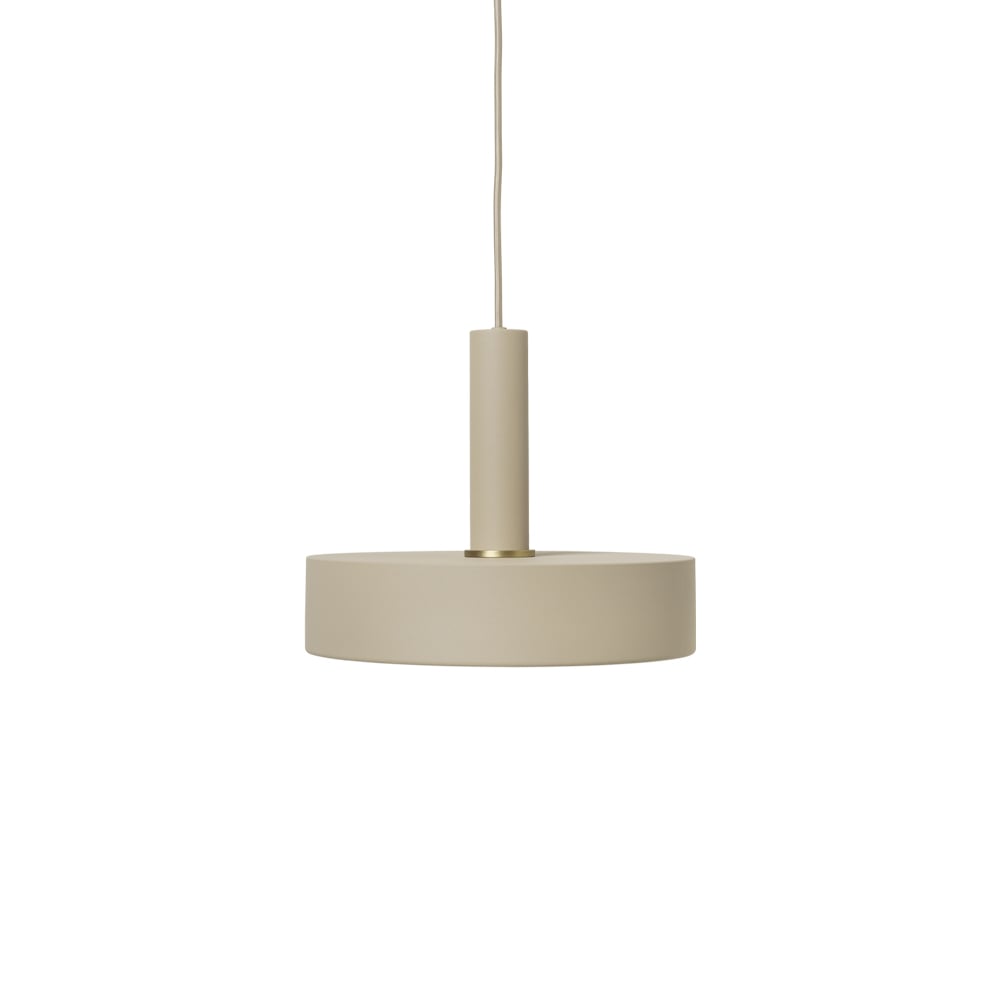 ferm LIVING Collect pendant lamp Cashmere, high, record shade