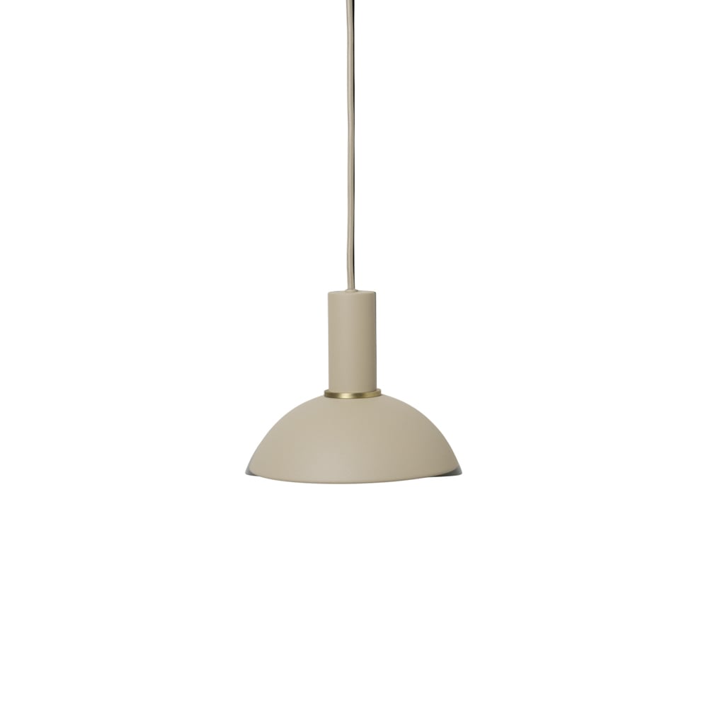 ferm LIVING Collect pendant lamp Cashmere, low, hoop shade