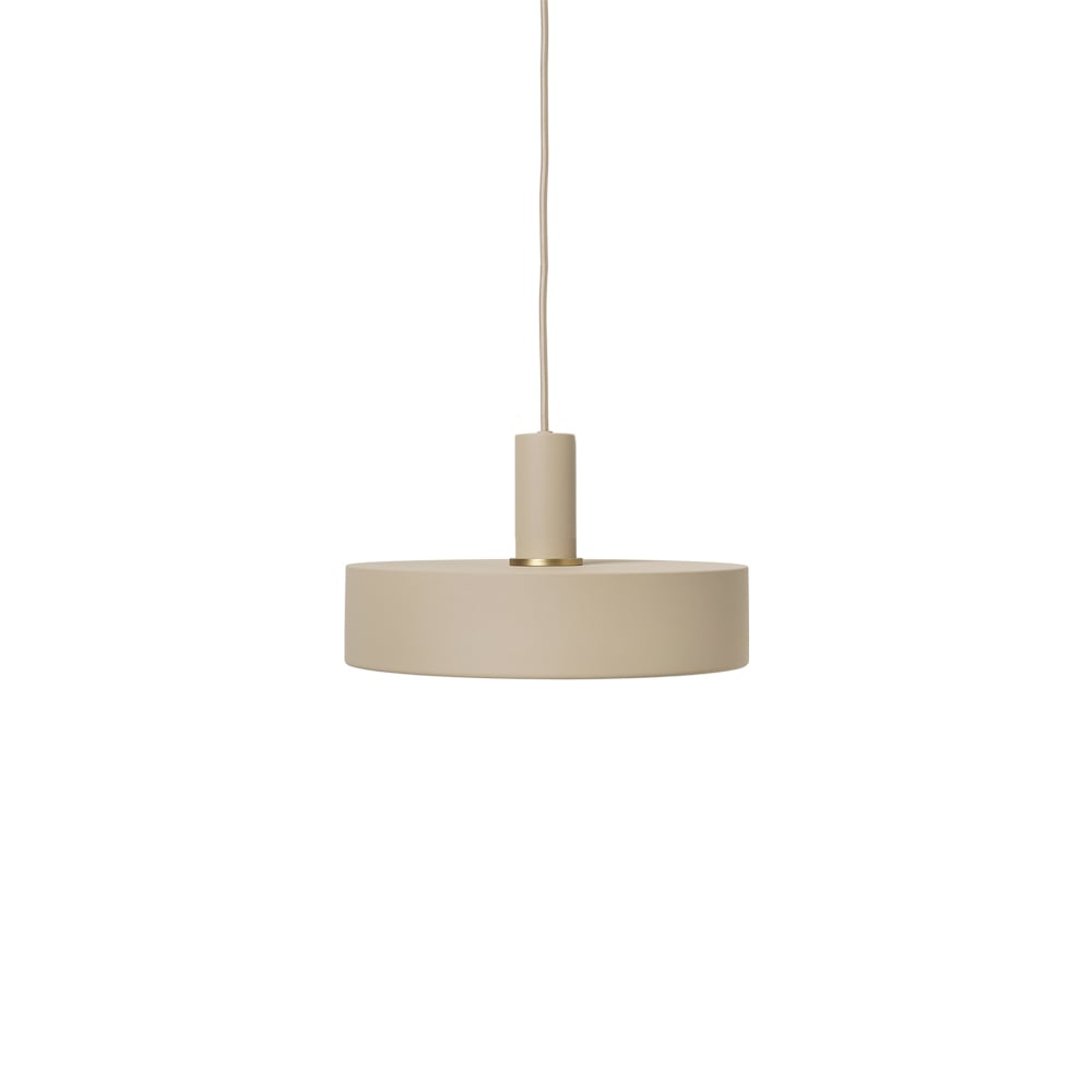 ferm LIVING Collect pendant lamp Cashmere, low, record shade